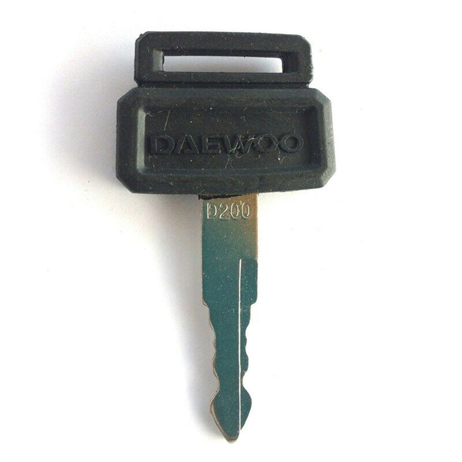 Ignition Key D200 for Daewoo Excavator Heavy Equipment - Sinocmp