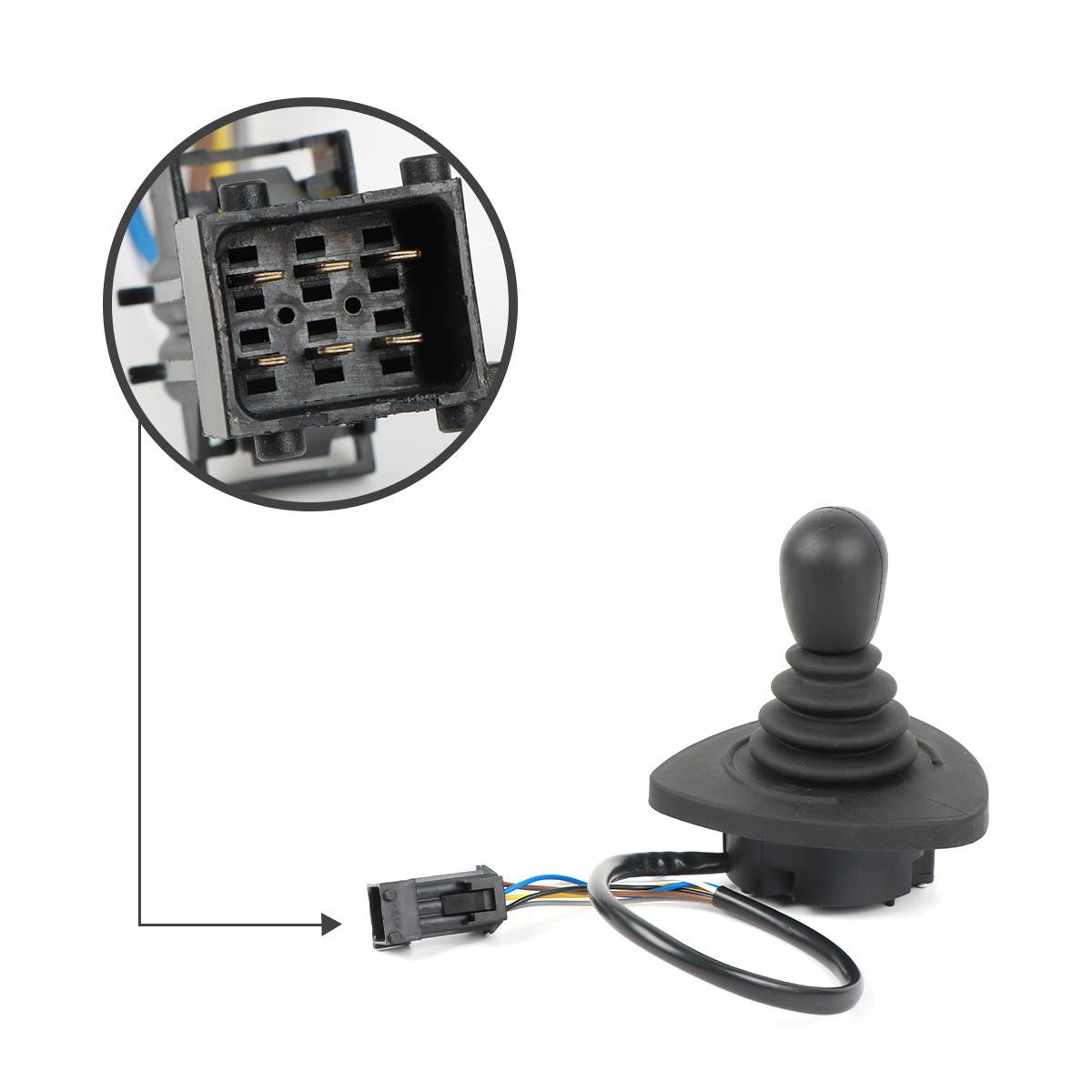 Joystick Controller Switch Handle Control Unit 7919040041 - Plug Detail