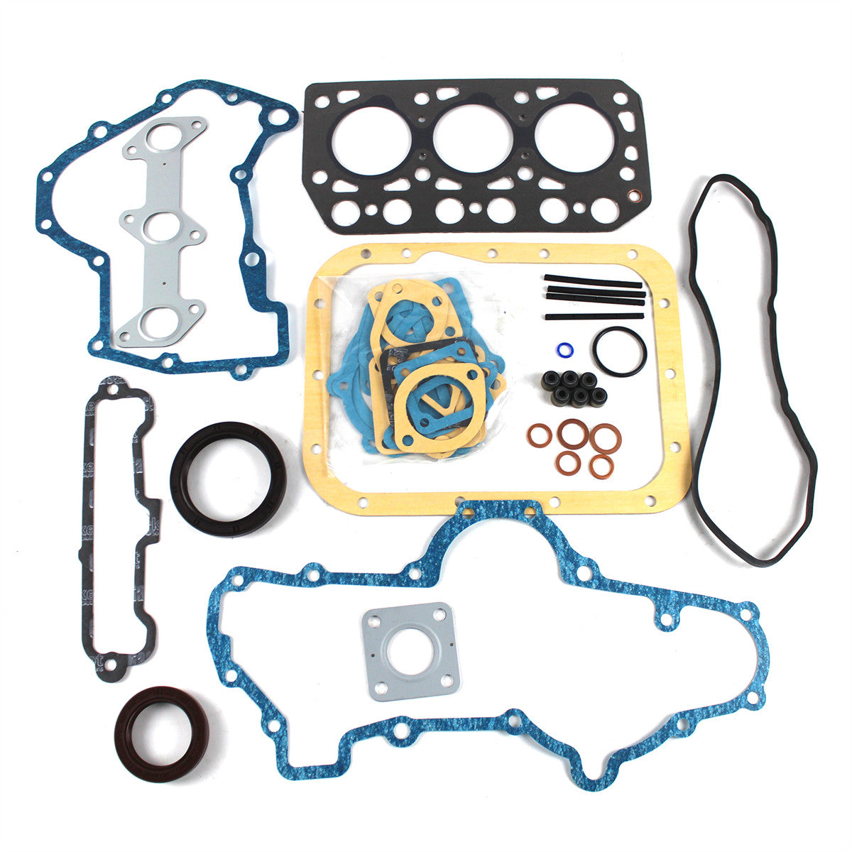 K3B Engine Overhaul Gasket Kit for Mitsubishi K3B ISEKI TU1500 TX1510 Tractor - Sinocmp