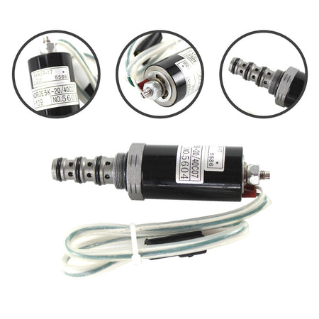 KDRDE5KR-20 40C07-203A Solenoid Valve for Kobelco SK60-3 SK200-2 - Sinocmp