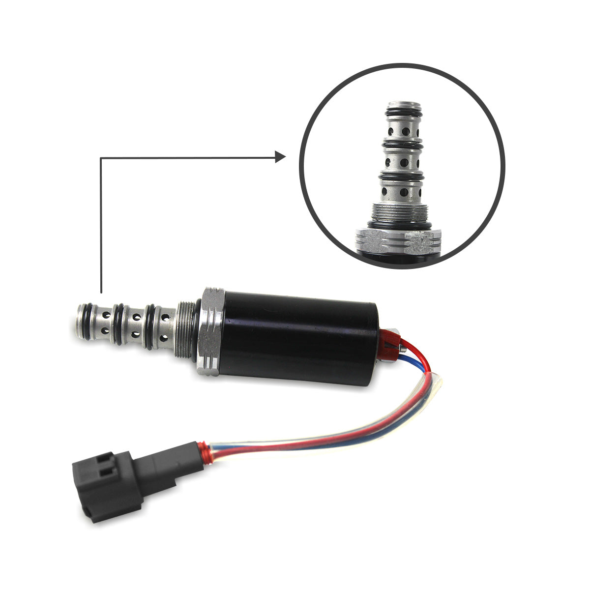 KWE5K-20/G24D04 SKX5/G24-202 Solenoid Valve for Kato HD820 - Sinocmp