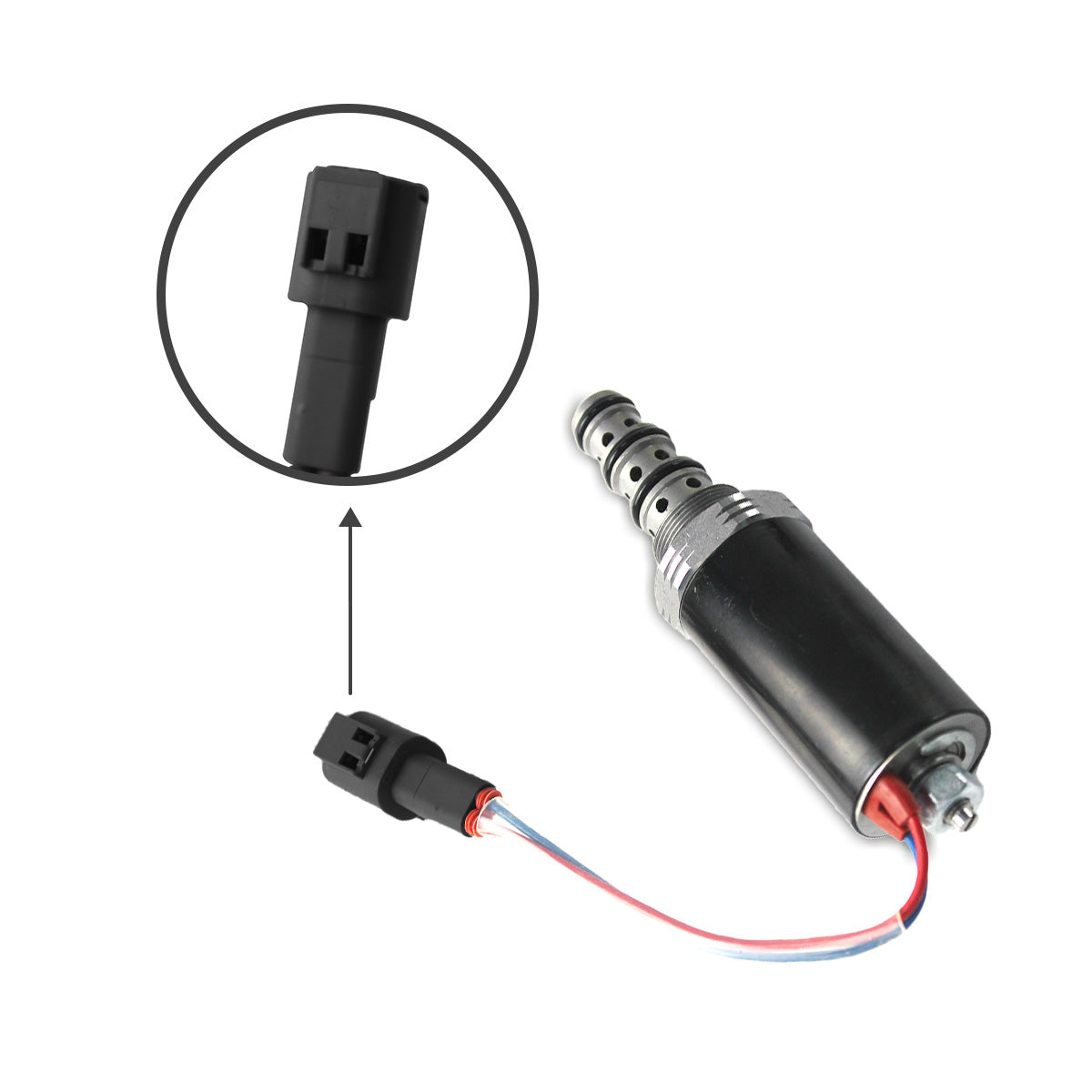 KWE5K-20/G24D04 SKX5/G24-202 Solenoid Valve for Kato HD820 - Sinocmp