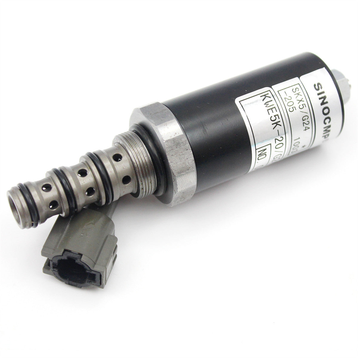 KWE5K-20/G24Y05 669-43000201 SKX5-G24-205 Solenoid Valve for Kato HD820 - Sinocmp