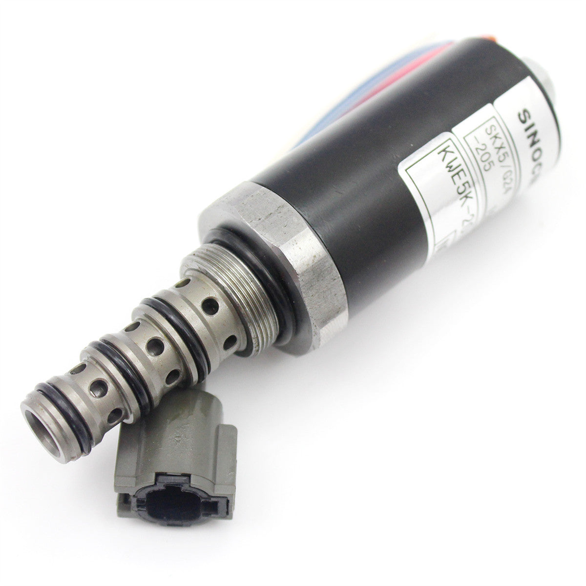 KWE5K-20/G24Y05 669-43000201 SKX5-G24-205 Solenoid Valve for Kato HD820 - Sinocmp