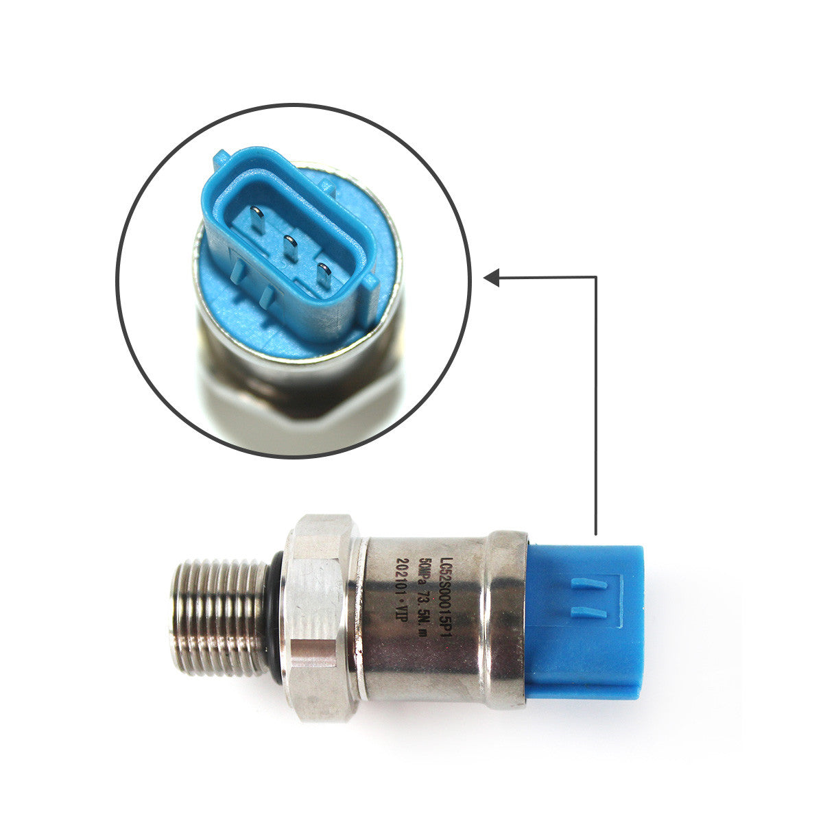 LS52S00015P1 LC52S00002P1 High Pressure Sensor for Kobelco SK-8 - Sinocmp
