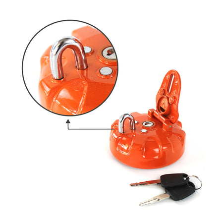 New Fuel Tank Cap with 2 Keys for Daewoo Doosan DH300 Excavator Parts - Sinocmp