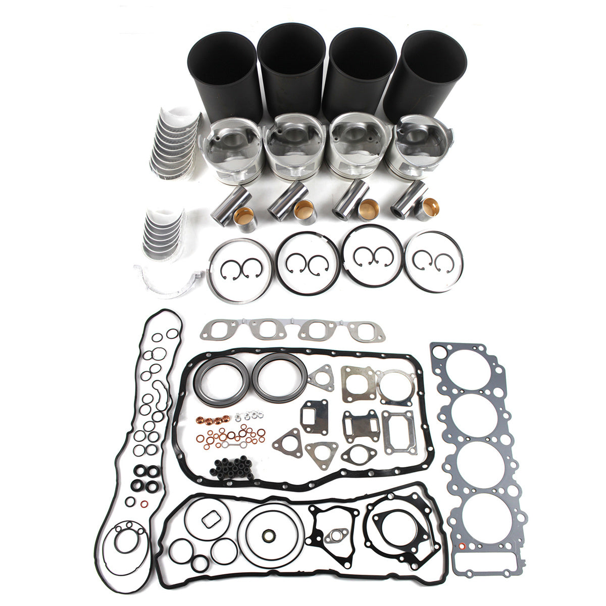 Overhhaul Rebuild Kit for Isuzu 4HL1 Engine NPR NQR NRR GMC Excavator Loader