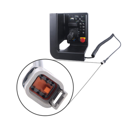 Platform Control Box for Genie Gen2 RT Scissor Lift - Plug Detail