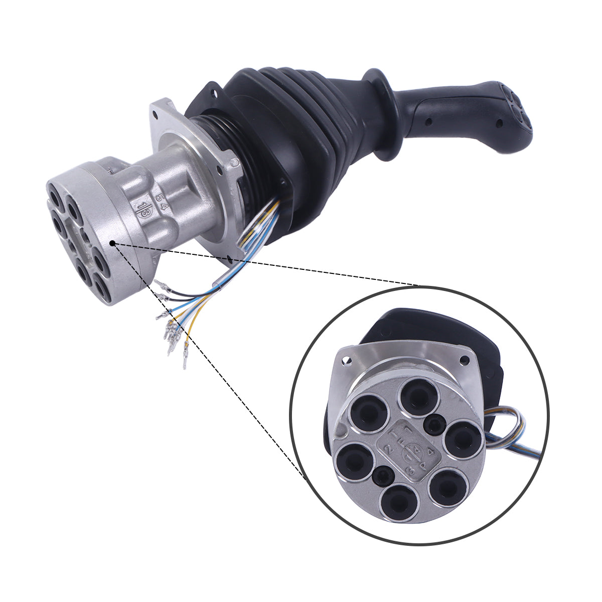 Remote Control Valve Joystick Handle 14557294 14557295 for Volvo Excavator EC160D EC180D - Sinocmp