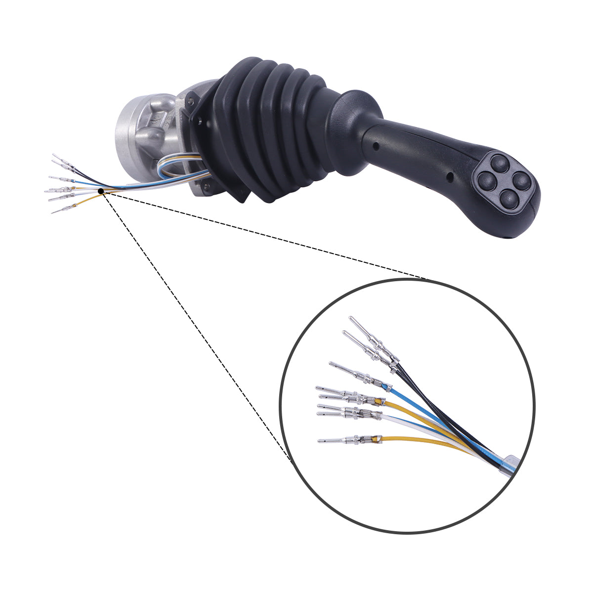 Remote Control Valve Joystick Handle 14557294 14557295 for Volvo Excavator - Sinocmp