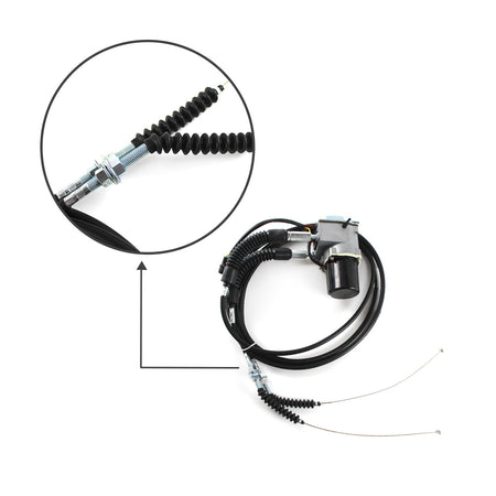 7Y-5558 126-3019 Throttle Motor with 2 Cables 5 Pins for Caterpillar E320 320A - Sinocmp