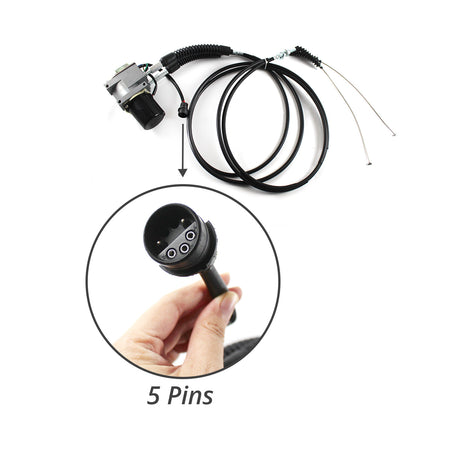 7Y-5558 126-3019 Throttle Motor with 2 Cables 5 Pins for Caterpillar E320 320A - Sinocmp