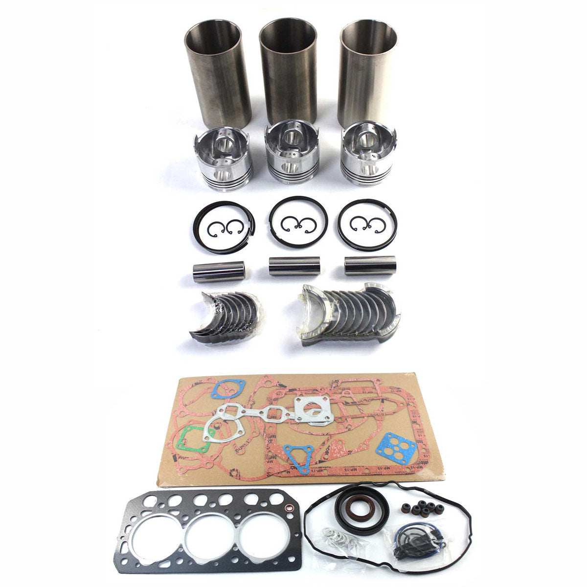 S3L S3L2 Engine Overhaul Rebuild Kit for Mitsubishi S3L2 S3L EB250 EB300 EB306 - Sinocmp