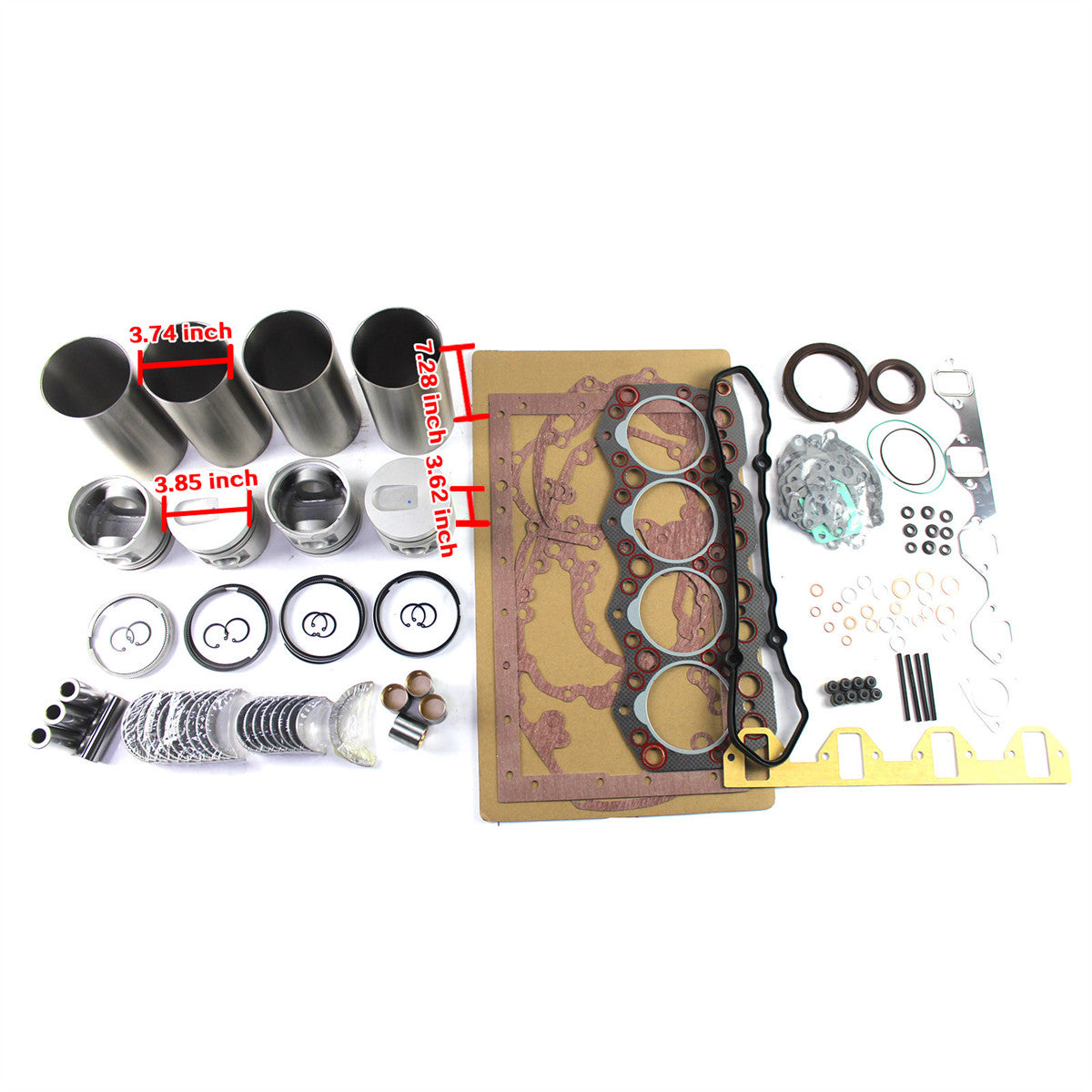 S4E2 Engine Rebuild Kit for Mitsubishi BD2G-2B5 Crawler Tractor - Sinocmp