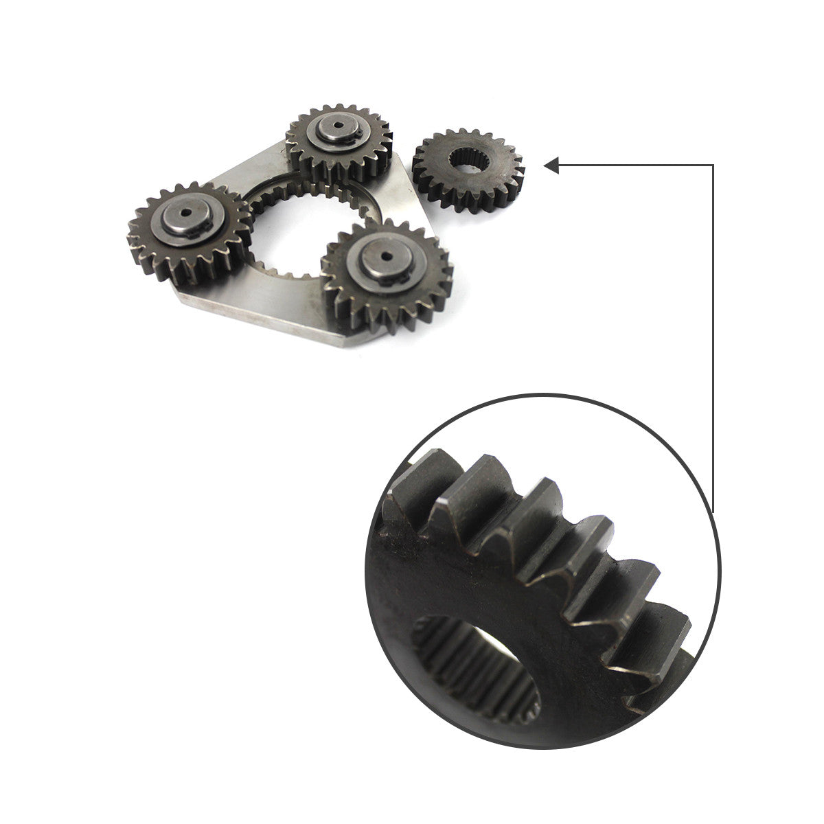 SA7117-34340 Travel Reduction Carrier Assy for Volvo EC240B EC240BLC - Sinocmp