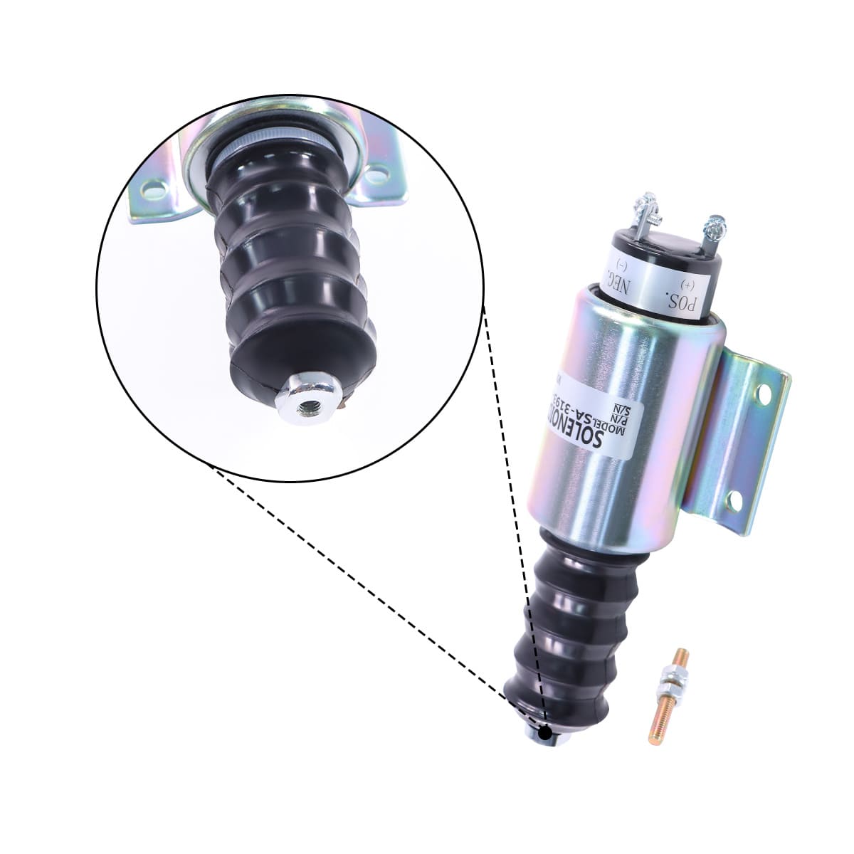 Shut Down Shutoff 12V  Solenoid SA-3193-12 2003-12E2U1B2S1A for Woodward - Sinocmp