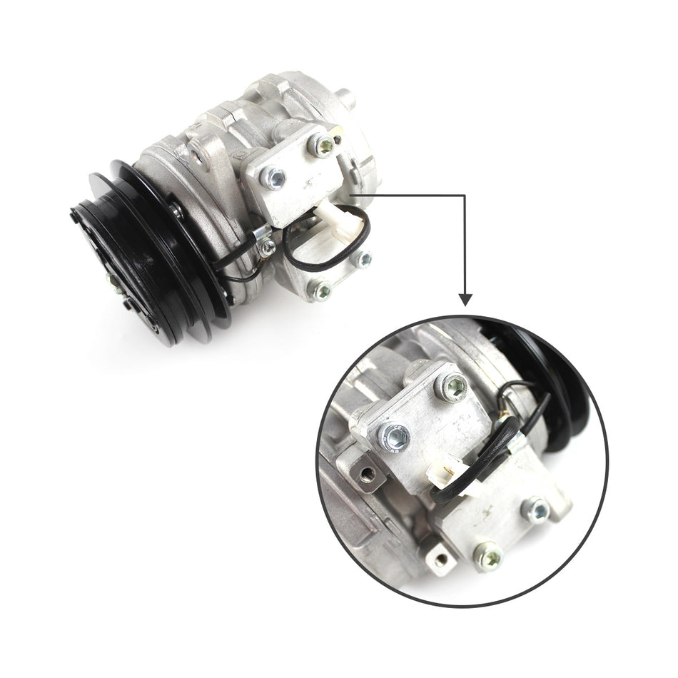 T0070-87290 AC Air Conditioning Compressor for Kubota M9000-CAB M9000DT-CAB - Sinocmp