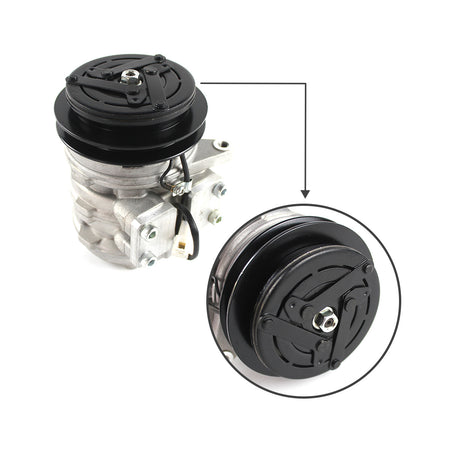 T0070-87290 AC Air Conditioning Compressor for Kubota M9000-CAB M9000DT-CAB - Sinocmp