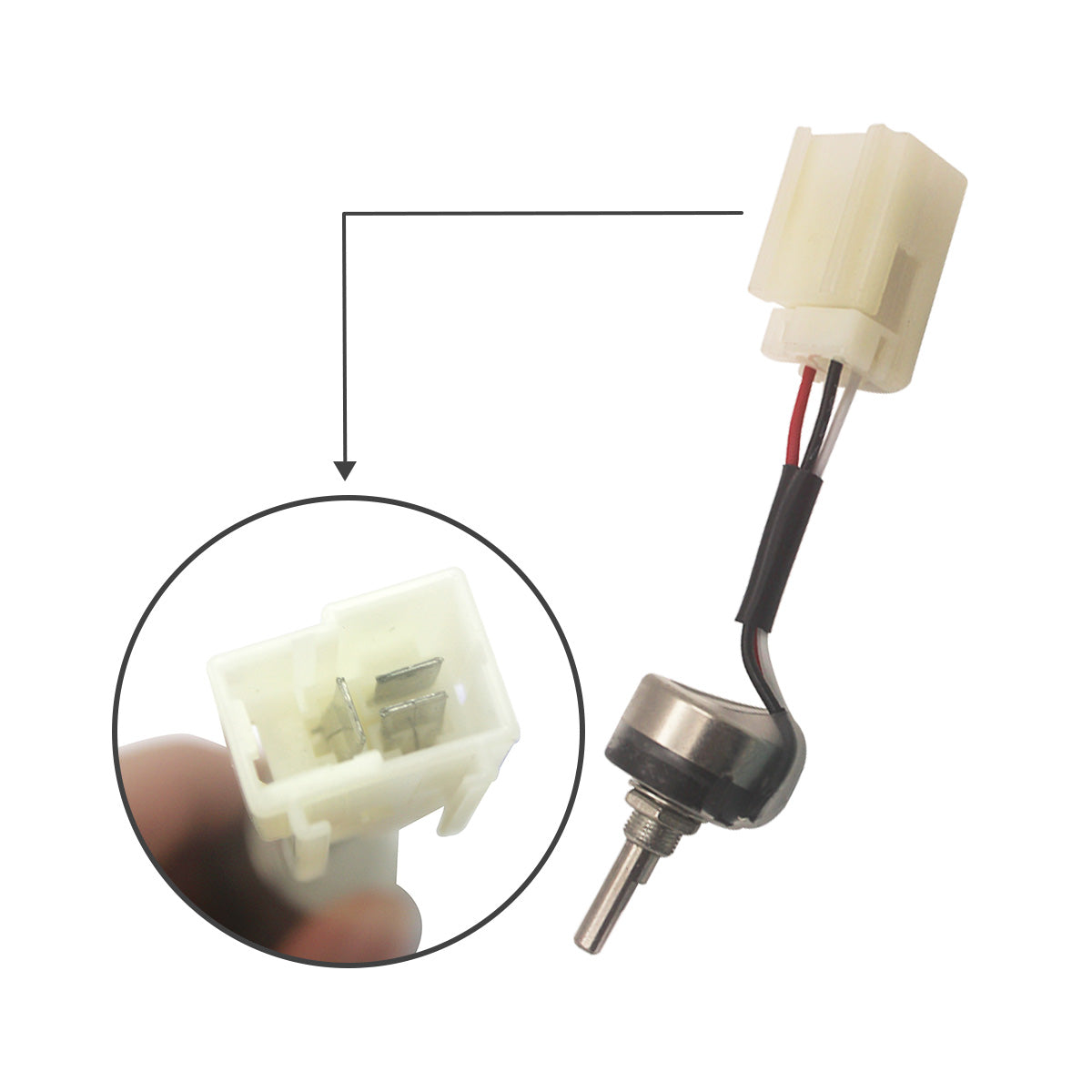 22U-06-22380 Throttle Knob for Komatsu PC300-8 PC200-8 - Sinocmp