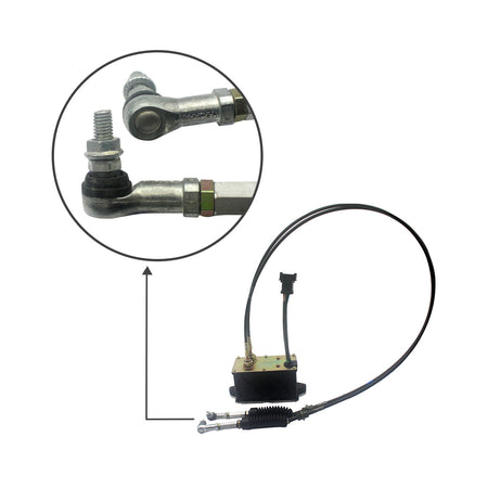 247-5207 2475207 Throttle Motor with 2 Cables 7 Pins for Caterpillar E312C - Sinocmp