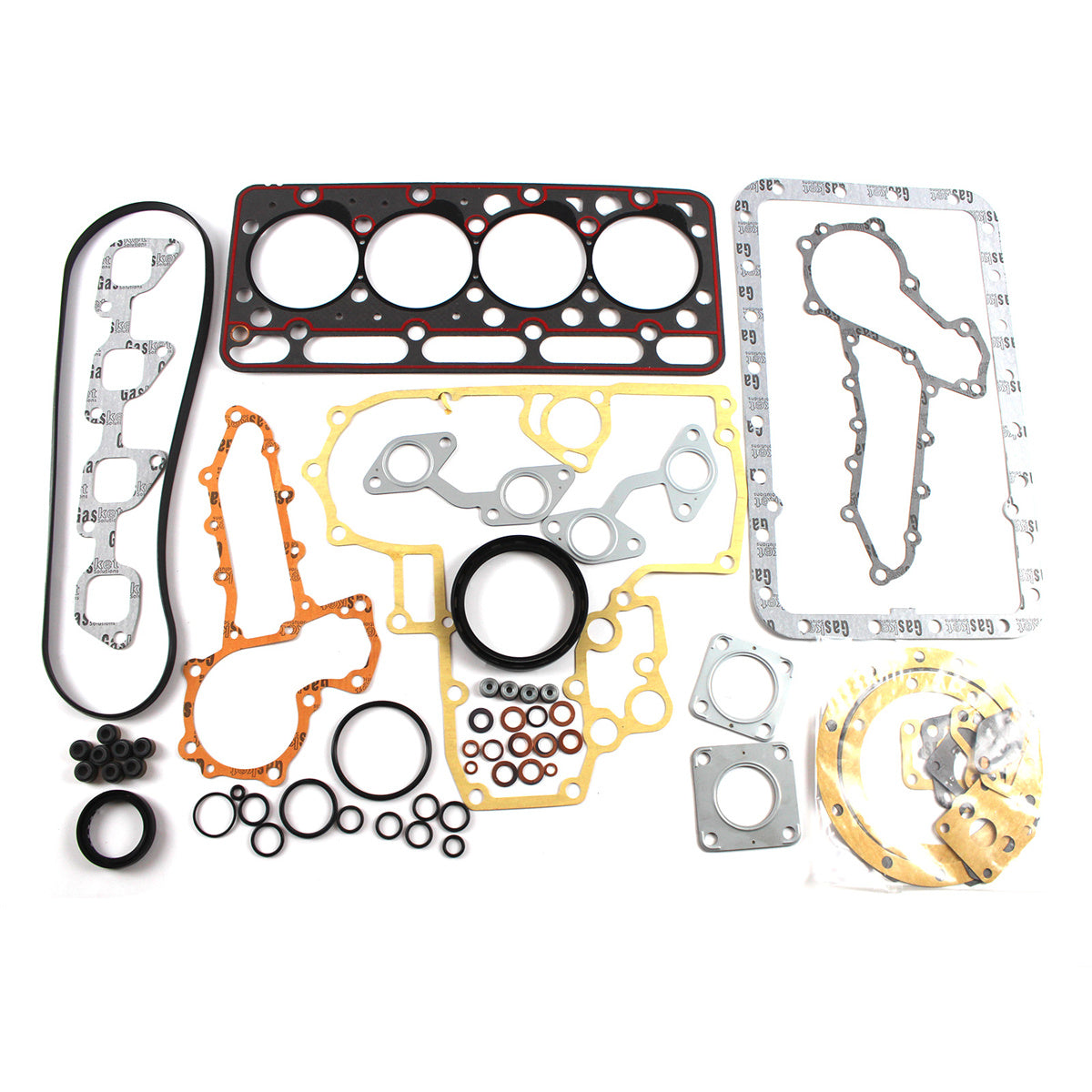 Complete Cylinder Head with Valves for Kubota V2203 V2203E - Sinocmp