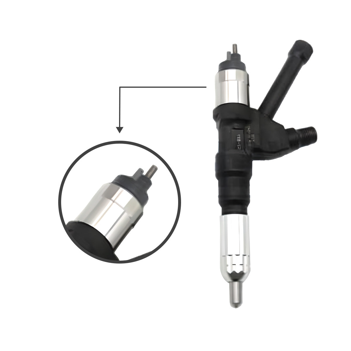 VH23670E0350 Common Rail Injector for Kobelco SK460-8 HINO P11C - Sinocmp