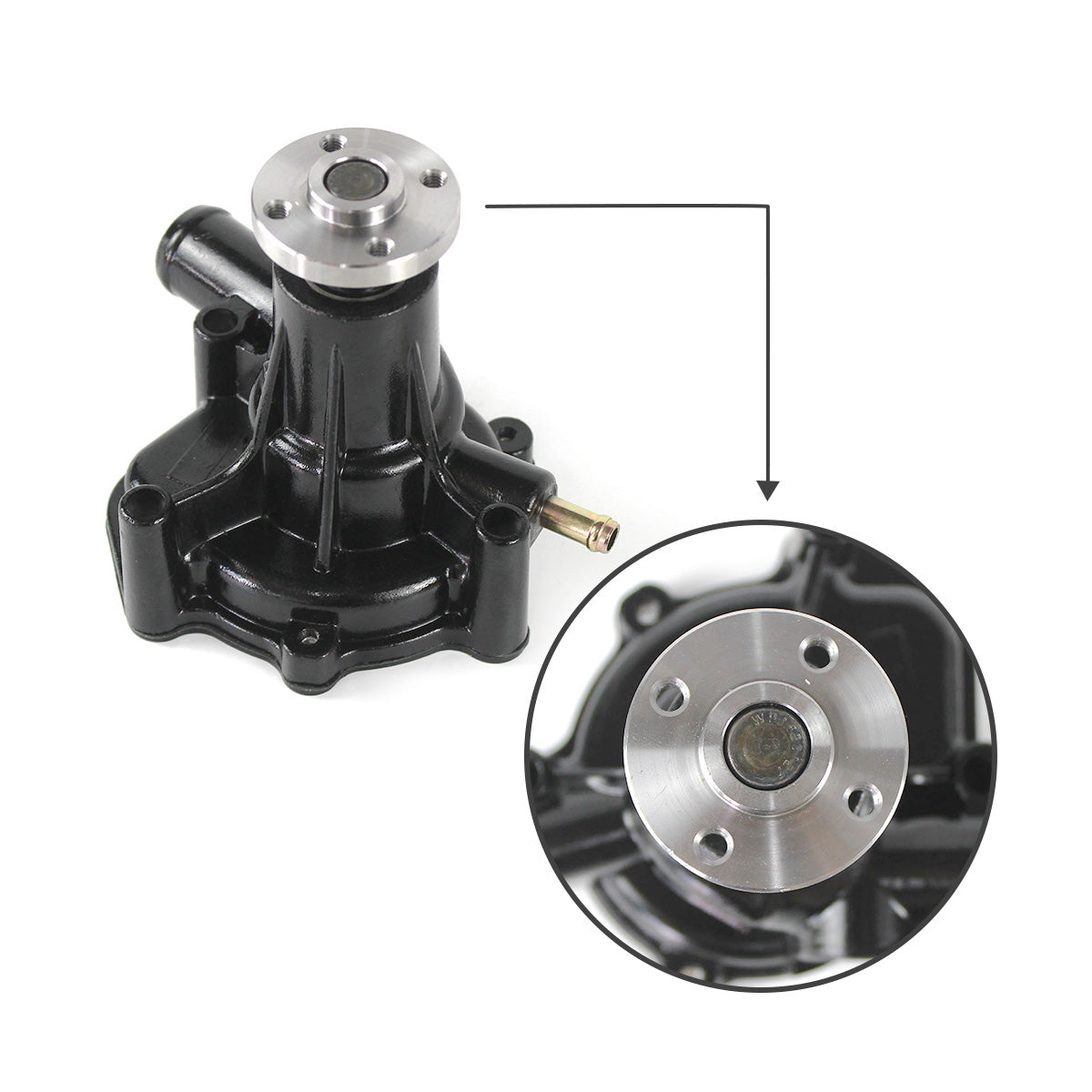 Water Pump for Yanmar 3TNE84 4TNE84 3TNV84 4TNV84 3TN84L 4TN84L 3TNE84T - Sinocmp