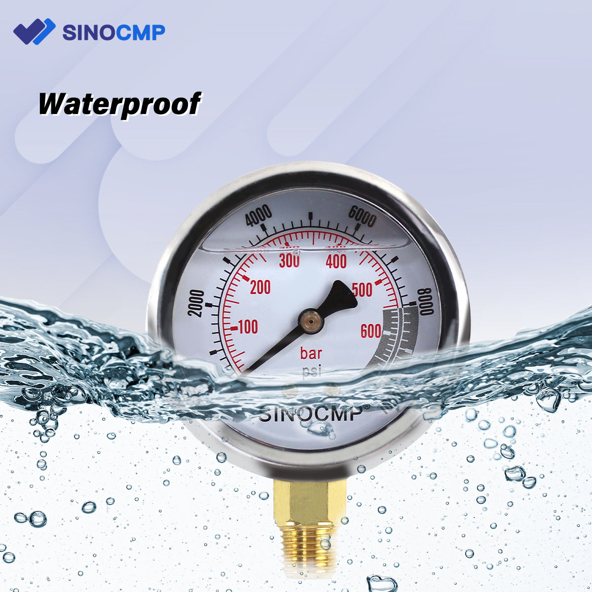 Waterproof - Sinocmp Hydraulic Pressure Test Kit                     