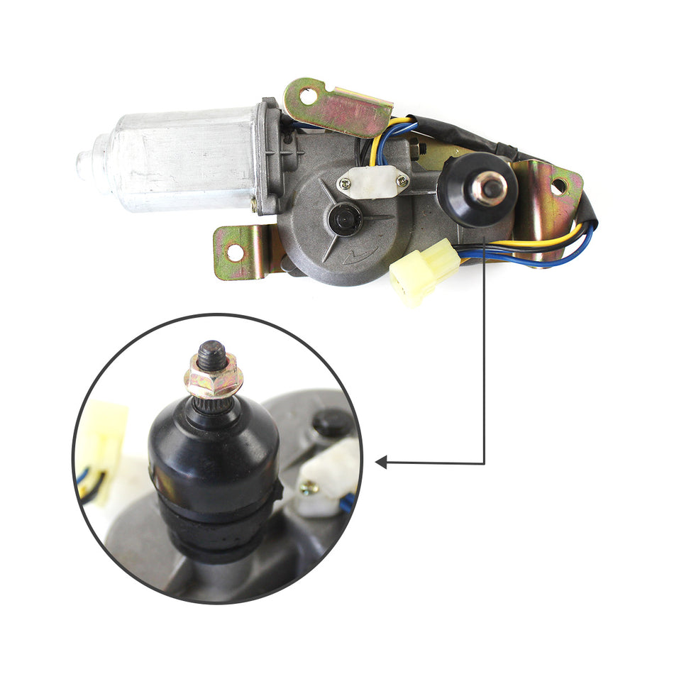 Wiper Motor 24V 538-00009 for Doosan 130LC-V 150LC-V 220LC-V - Sinocmp