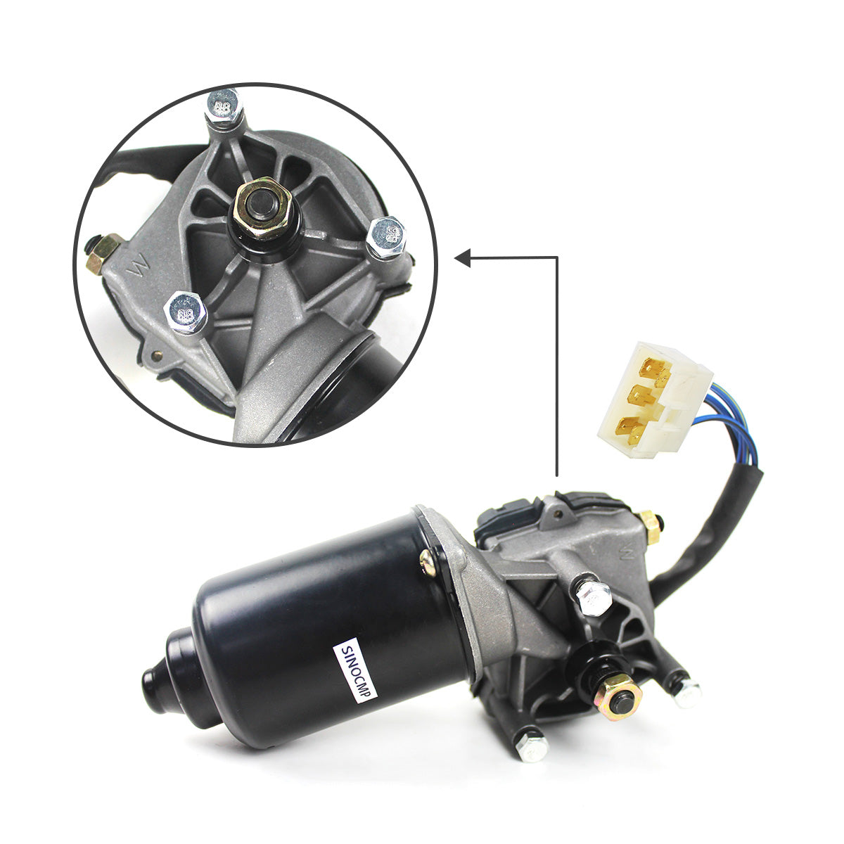 YN53C00012F2 Wiper Motor for Kobelco SK200-8 SK210-8 SK295-8 - Sinocmp