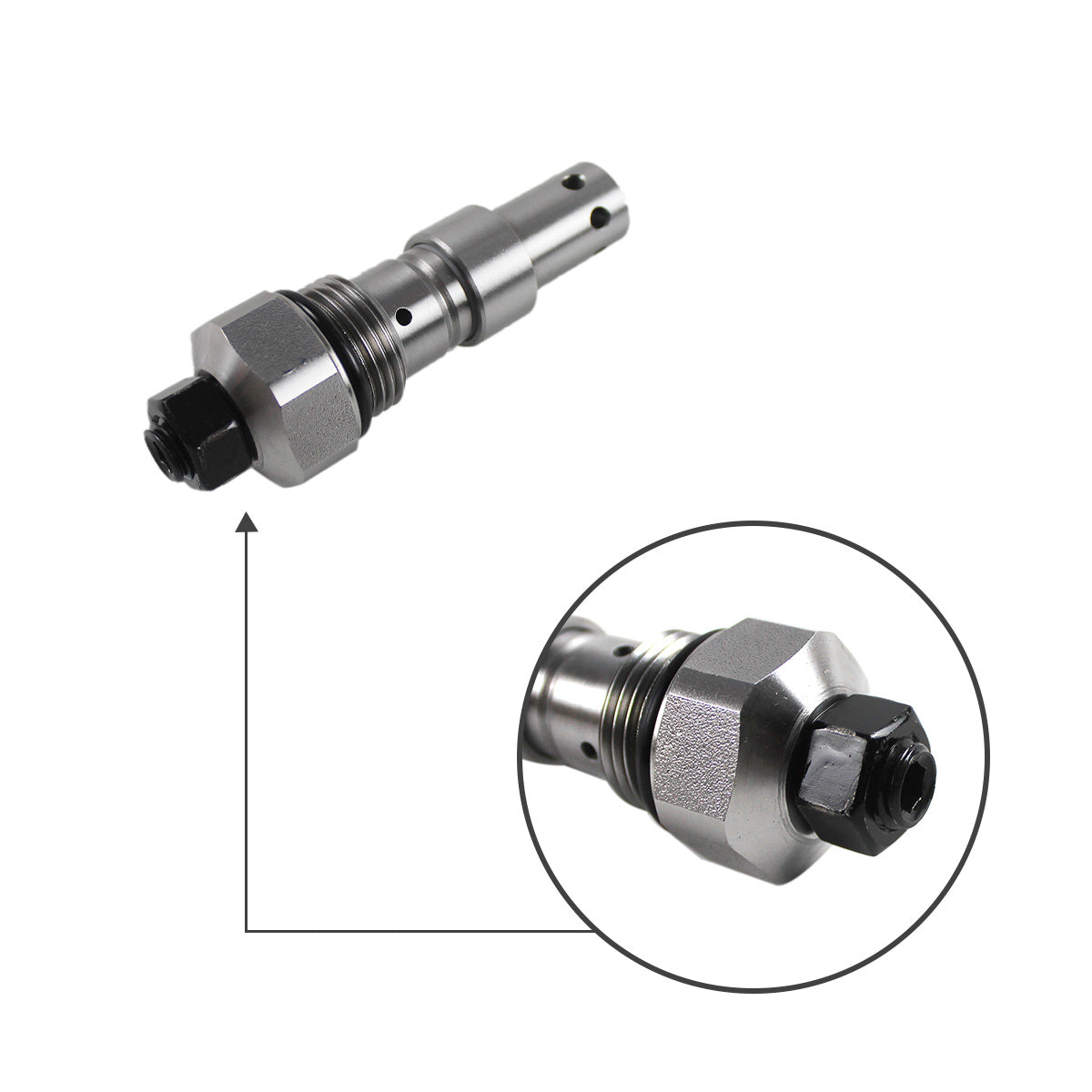 YN22E0001F5 Main Relief Valve for Hitachi EX200-1 Kobelco SK-VH70-7 - Sinocmp