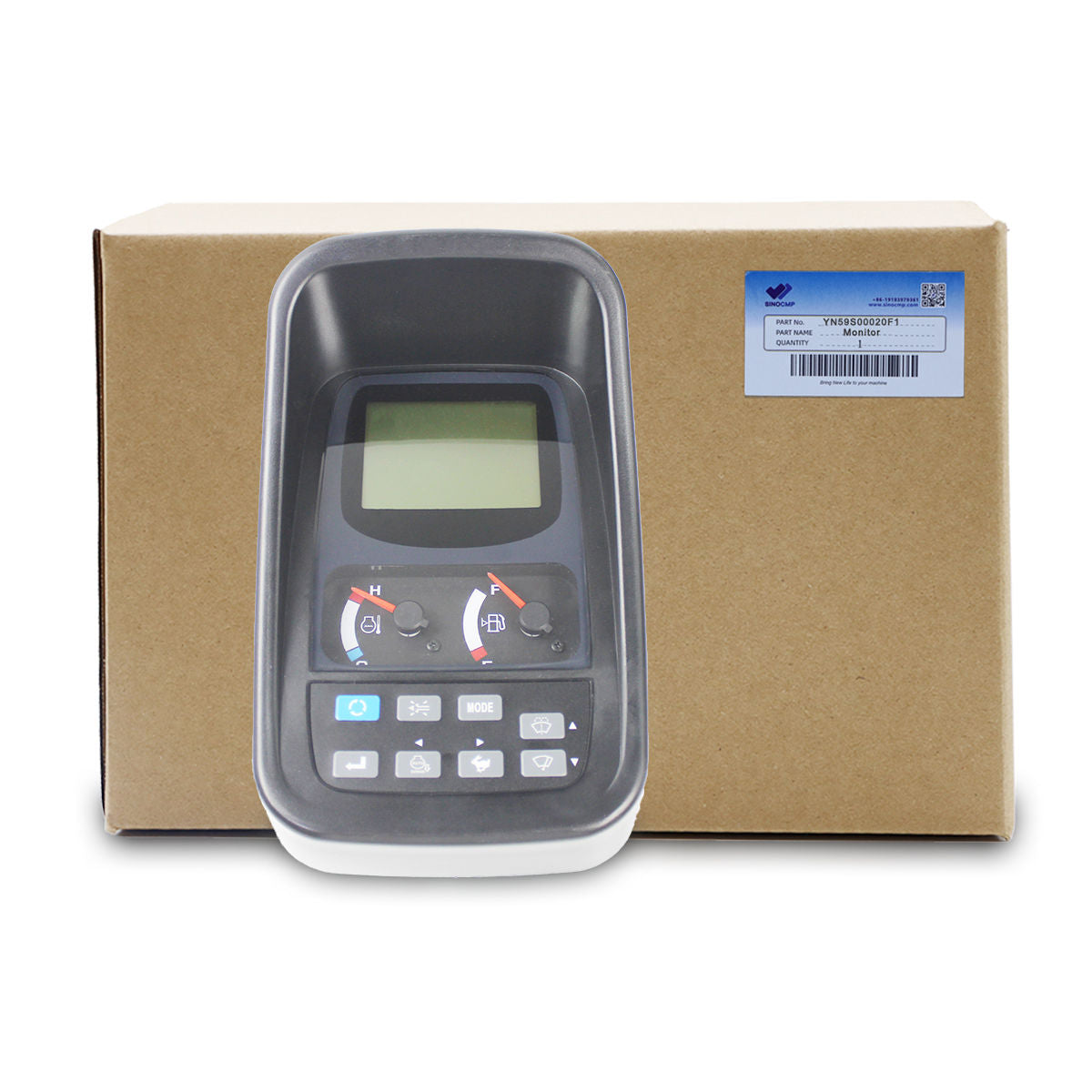 YN59S00020F1 Monitor Display Panel for Kobelco SK200-8 SK210-8 - Sinocmp