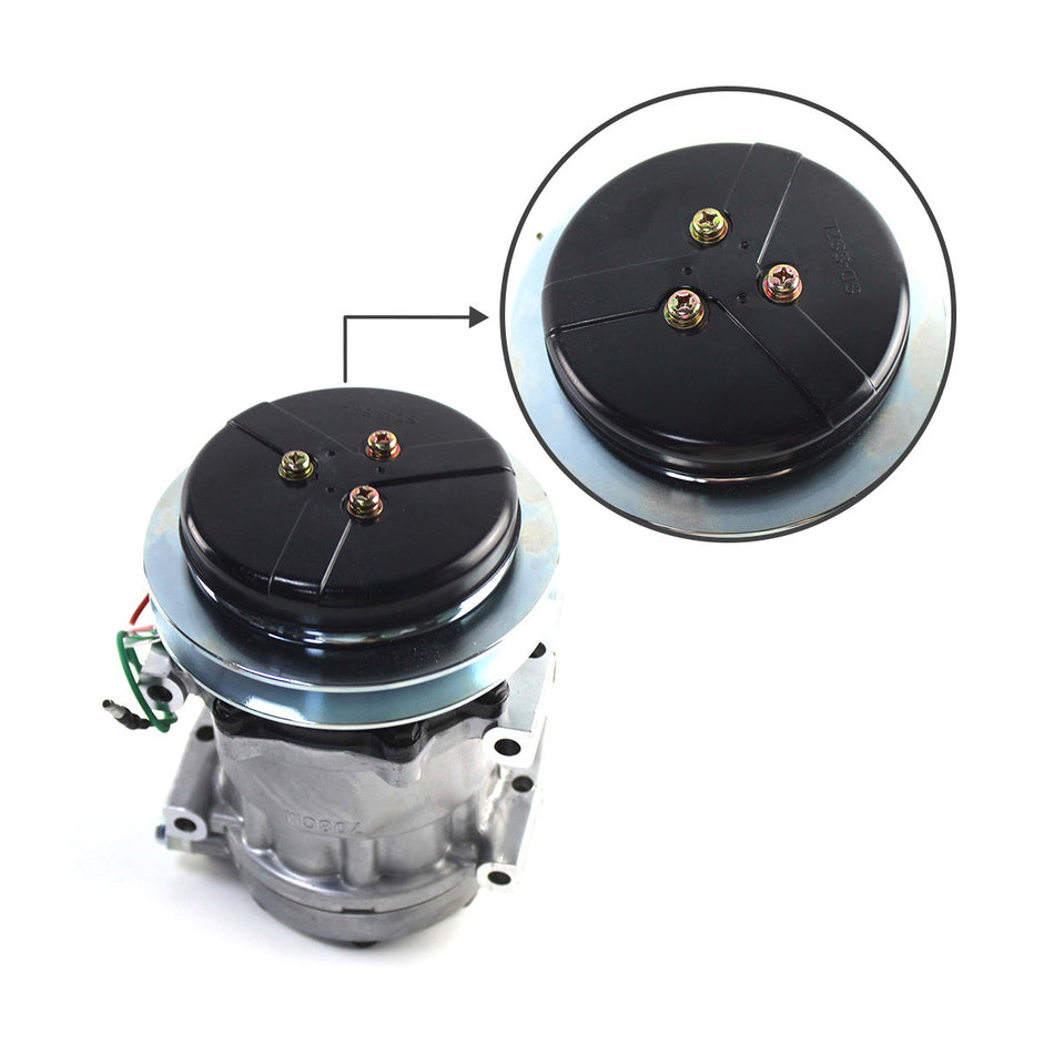 YX91V00001F1 Air Conditioning Compressor for Kobelco SK200-8 SK350-8 Excavator - Sinocmp
