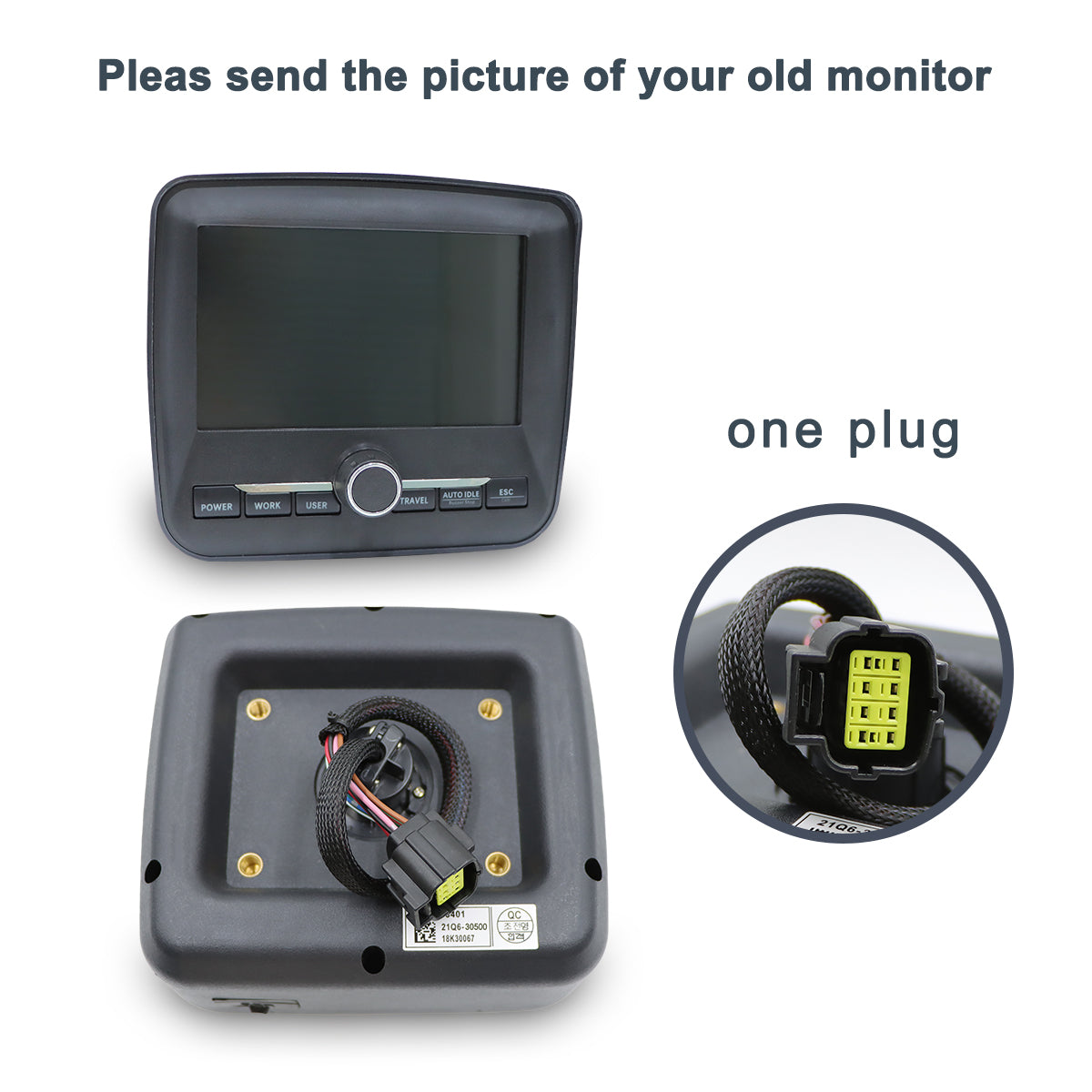 21Q6-30500 Gauge Cluster Monitor for Hyundai Excavator R220-9S R220-9 - Sinocmp