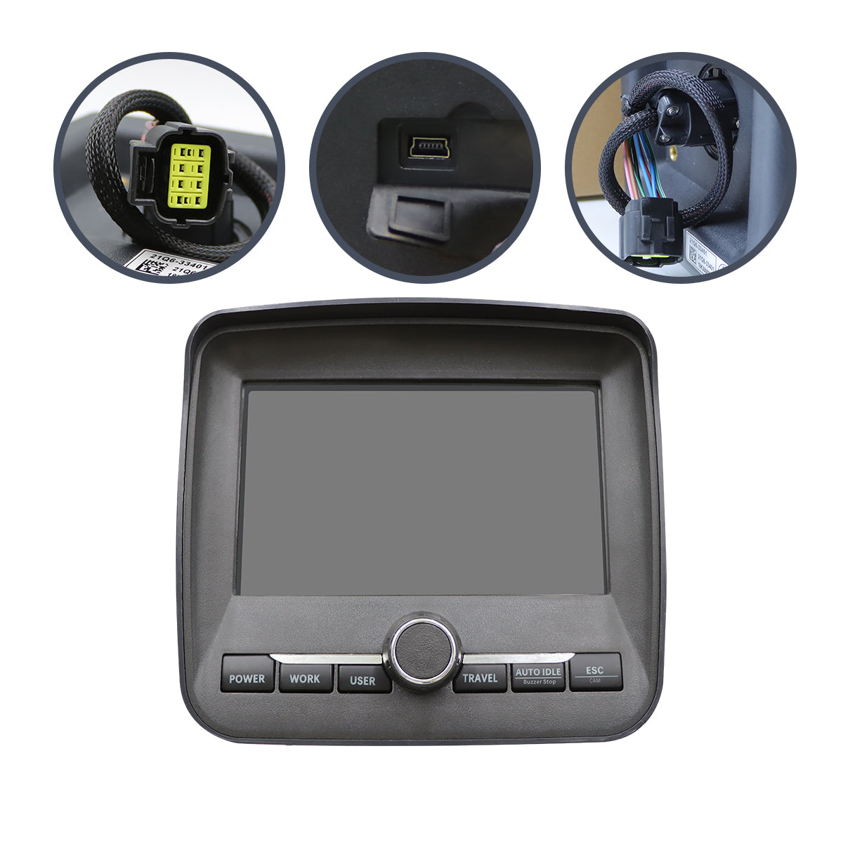 21Q6-30500 Gauge Cluster Monitor for Hyundai Excavator R220-9S R220-9 - Sinocmp