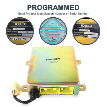 SK200LC-3 Mark III Panneau de contrôleur d'excavateur Kobelco CPU 2480U371F1