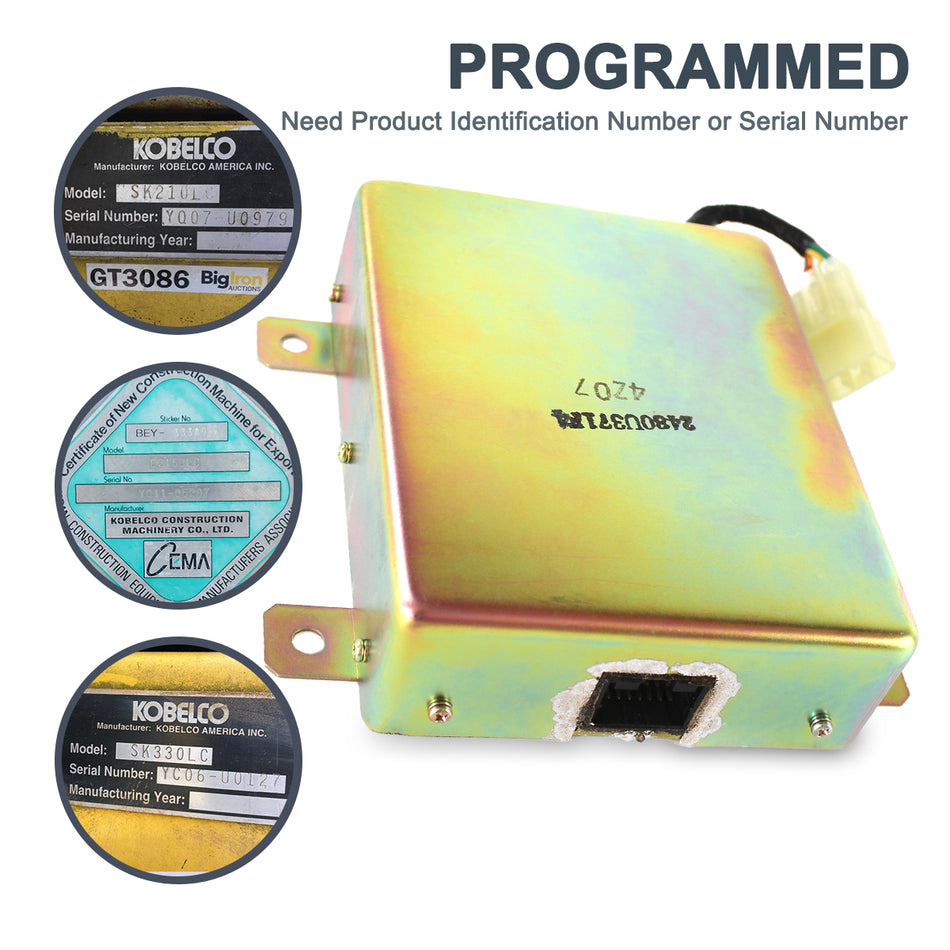 2480U371F4 KOBELCO Excavator SK150 SK200 SK210 SK330 CPU Panneau de commande