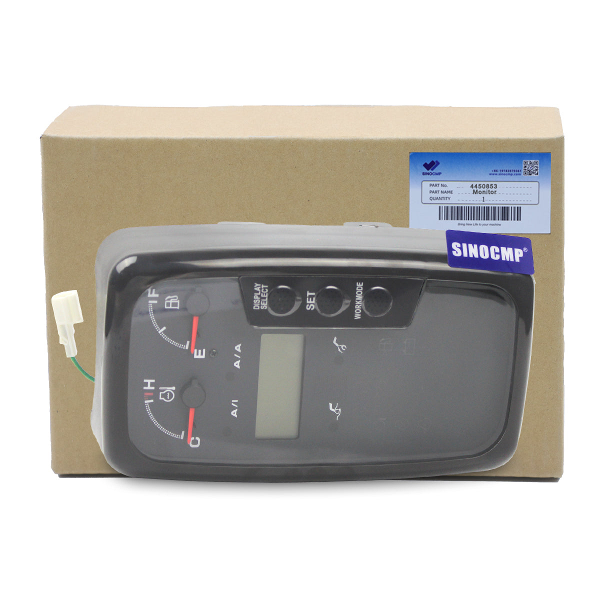 4450853 Monitor Gauge Cluster for Hitachi Excavator ZX120 ZX200 ZX135US - Sinocmp