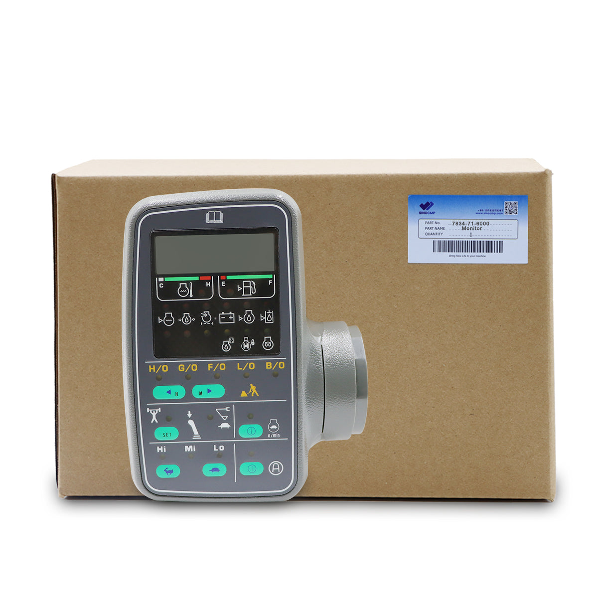 7834-71-6000 Monitor Display Panel for Komatsu PC100-6 PC120-6 PC200-6 PC210-6 - Sinocmp