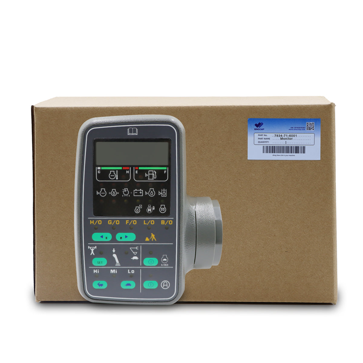 7834-71-6001 Monitor Display Panel for Komatsu PC200-6 PC220-6 PC210-6 - Sinocmp