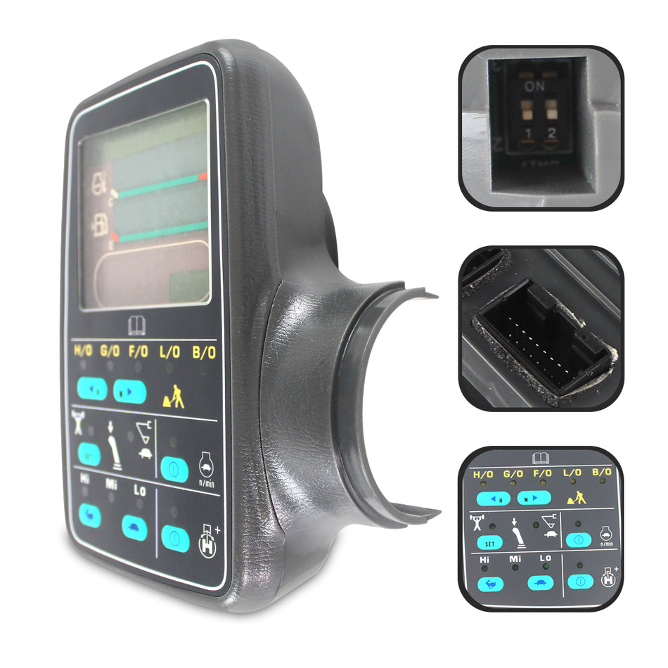 7834-71-7002 Gauge Cluster Monitor for Komatsu PC200-6 PC220-6 - Sinocmp