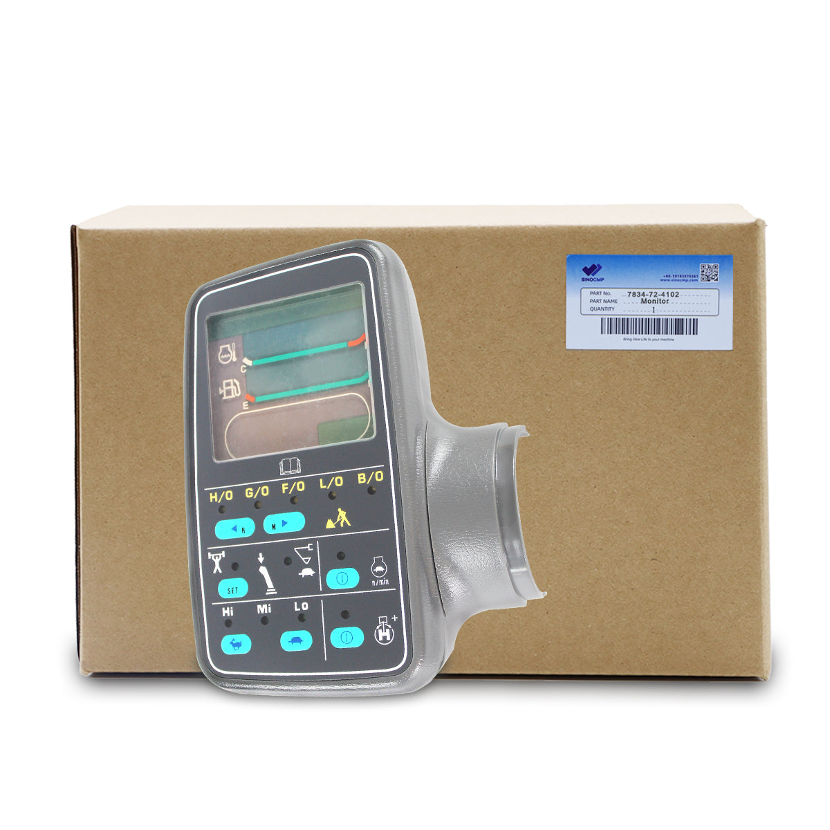 7834-72-4102 7834-72-4100 Monitor Display Panel for Komatsu PC200-6 PC210-6 PC250-6 - Sinocmp