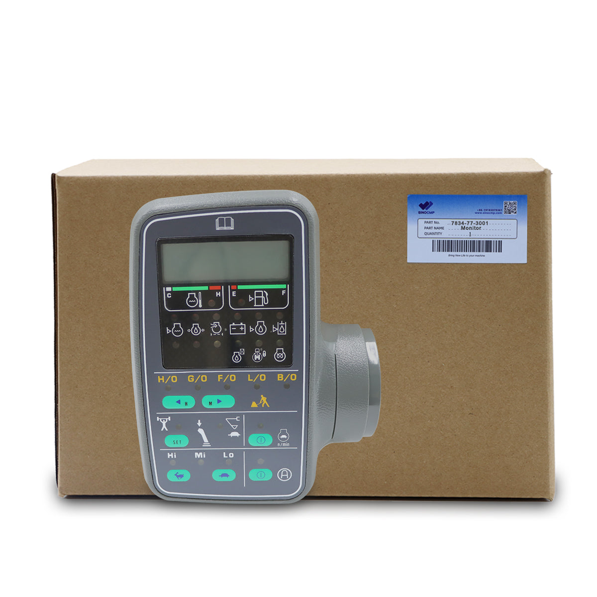 7834-77-3001 Monitor Display Panel for Komatsu Excavator PC300-6 PC200-6 PC400-6 - Sinocmp