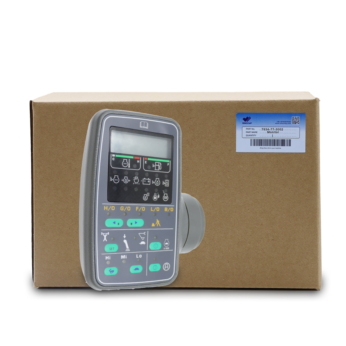 7834-77-3002 Monitor Display Panel for Komatsu PC200-6 PC400-6 PC300-6 - Sinocmp