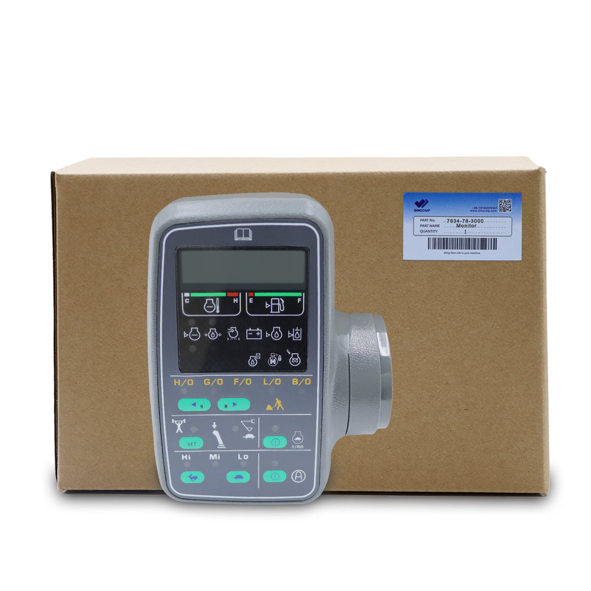 7834-78-3000 Monitor Display for Komatsu Excavator PC210-6 PC240-6 - Sinocmp