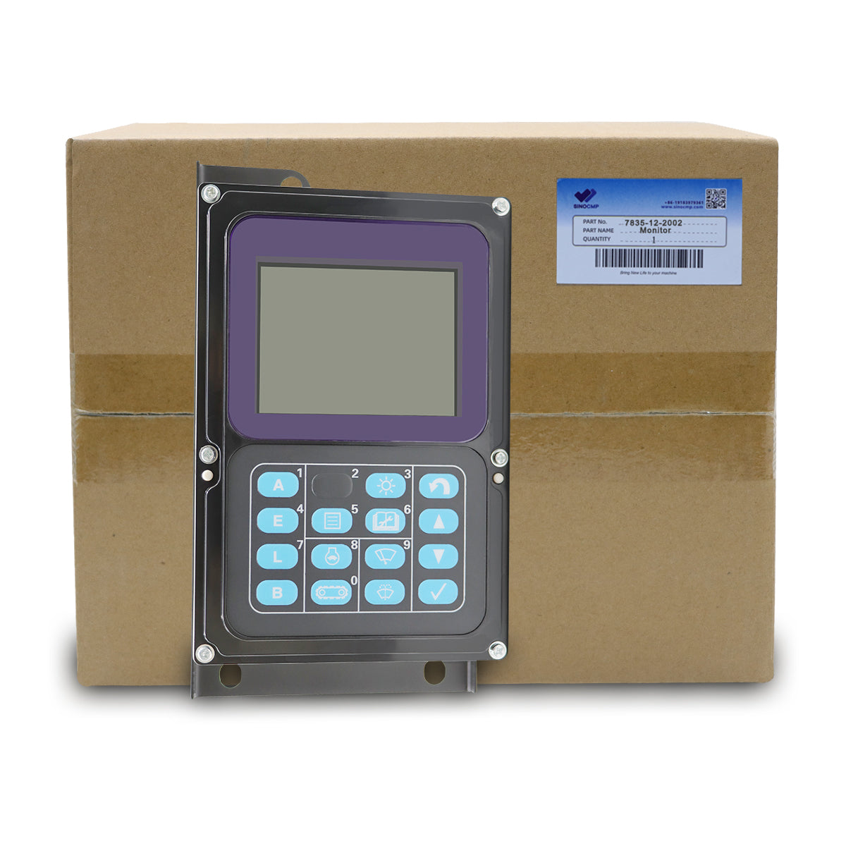 7835-12-2002 7835-12-2003 Monitor Screen for Komatsu PC400-7 PC450LC-7 - Sinocmp