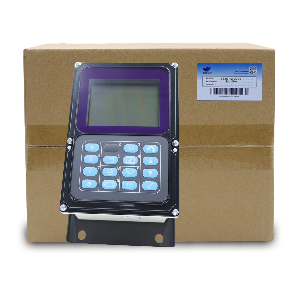 7835-12-3000 Monitor Gauge Panel for Komatsu Excavator PC300-7 PC360-7 - Sinocmp