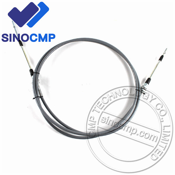 Fuel Control Throttle Cable PC200-5 3.2M/126inch Excavator Motor Cable for Komatsu PC200-5 SINOCMP