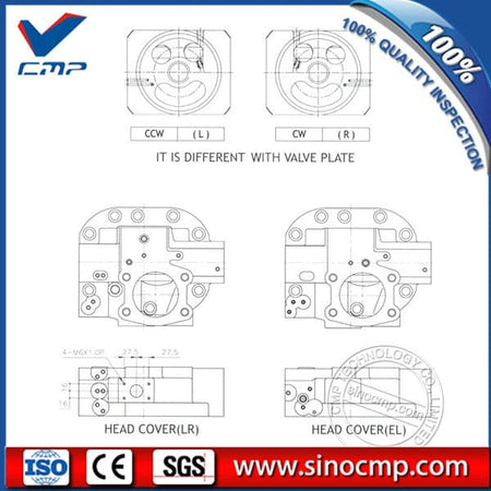 A7V250LR Hydraulic Parts Fit Hitachi Excavator 2