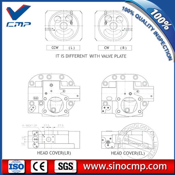 A7V160 Hydraulic Parts HANDOK Fit Hitachi Excavator 2